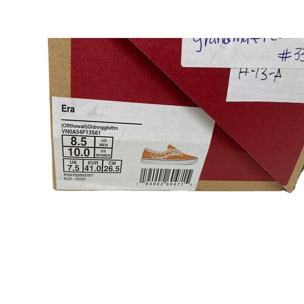 Vans Sneakers Women's Size 10 Yellow Lace Up Skateboard Shoes - Picture 12 of 13